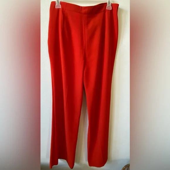 Zara Womens Stylish Red Women's Pants M - Picture 2 of 3